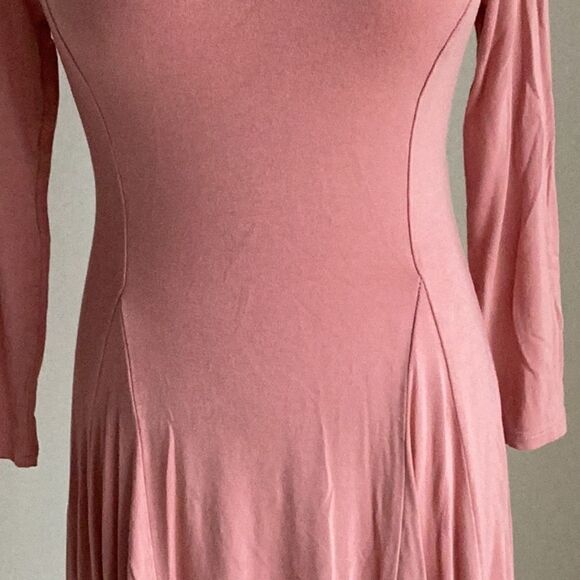 Forever 21 Marv Flowey tie up the back long sleeve dress size medium - Picture 5 of 8